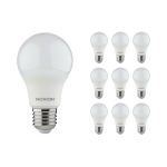 Multipack 10x Noxion Lucent Classic LED E27 Poire Dépolie 4.9W 480lm - 830 Blanc Chaud | Équivalent 40W
