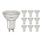 Multipack 10x Noxion Spot LED GU10 PAR16 4W 345lm 36D - 830 Blanc Chaud | Dimmable - Équivalent 50W