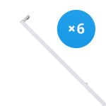 Multipack 6x Bright Choice Réglette LED Click T8 | Convient pour 150cm Tube LED 