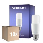Multipack 10x Noxion Stick LED E27 Dépolie 9.5W 950lm - 830 Blanc Chaud | Équivalent 68W