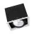 Ledvance Spot LED Carré Multi inclinable Noir-Blanc 30W 2700lm 38D - 840 Blanc Froid | Diamètre 164mm