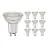 Multipack 10x Noxion Spot LED GU10 PAR16 4W 345lm 36D - 830 Blanc Chaud | Dimmable - Équivalent 50W