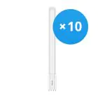 Multipack 10x Philips Corepro PL-L LED 16.5W 2100lm - 865 Lumière Du Jour | 4-Pins - Équivalent 36W