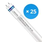 Multipack 25x Philips Tube LED T8 MASTER (HF) Ultra Output 16W 2500lm - 840 Blanc Froid | 120cm - Équivalent 36W
