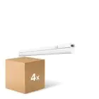 Multipack 4x Ledvance Réglette LED Linear Compact Commutateur 8W 800lm - 830 Blanc Chaud | 60cm