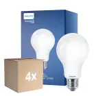 Multipack 4x Philips Classic LED Ampoule E27 Poire Dépolie 17.5W 2452lm - 827 Blanc Très Chaud | Équivalent 150W