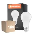 Multipack 10x Ledvance Classic LED E27 Poire Dépolie 8.5W 806lm - 827 Blanc Très Chaud | Équivalent 60W