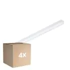 Multipack 4x Philips Réglette LED CoreLine Blanc 25W/37W 3500lm/5200lm - 830-840 CCT| 150cm - Équivalent 2x58W