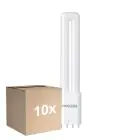 Multipack 10x Noxion Lucent PL-L LED 7.9W 1000lm - 840 Blanc Froid | 4-Pins - Équivalent 18W