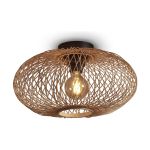 Good&Mojo Plafondlamp Cango Bamboe Bruin | Geschikt voor 1x E27 