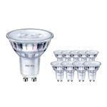Multipack 10x Philips Corepro LED Spot GU10 PAR16 3.5W 255lm 36D - 827 Zeer Warm Wit | Vervangt 35W
