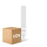 Multipack 10x Noxion Lucent PL-S LED 4.3W - 840 Koel Wit | 2-Pin - Vervangt 9W
