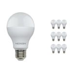 Multipack 10x Noxion Lucent Classic LED E27 Peer Mat 13W 1521lm - 830 Warm Wit | Vervangt 100W
