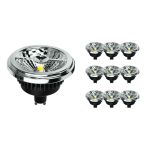 Multipack 10x Noxion Lucent LED Spot GU10 AR111 15W 850lm 40D - 927 Zeer Warm Wit | Beste Kleurweergave - Dimbaar - Vervangt 75W