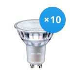 Multipack 10x Philips MASTER Value LED Spot GU10 PAR16 3.7W 270lm 36D - 930 Warm Wit | Beste Kleurweergave - Dimbaar - Vervangt 35W