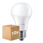 Multipack 10x Philips Corepro LED Lamp E27 Peer Mat 13W 1521lm - 830 Warm Wit | Vervangt 100W