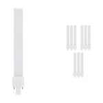 Multipack 10x Ledvance Dulux S LED 6W - 830 Warm Wit | 2-Pin - Vervangt 11W