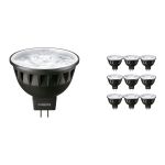 Multipack 10x Philips Master LED Spot GU5.3 MR16 6.7W 410lm 10D - 927 Zeer Warm Wit | Beste Kleurweergave - Dimbaar - Vervangt 35W