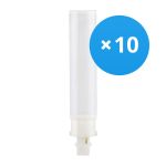 Multipack 10x Ledvance Dulux-D LED 9W - 830 Warm Wit | 2-Pin - Vervangt 26W