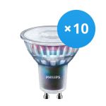 Multipack 10x Philips MASTER LED Spot ExpertColor GU10 PAR16 3.9W 280lm 25D - 930 Warm Wit | Beste Kleurweergave - Dimbaar - Vervangt 35W