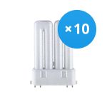 Multipack 10x Osram Dulux F 24W 830 | Warm Wit - 4-Pin