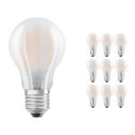 Multipack 10x Ledvance Classic LED E27 Peer Filament Mat 7.5W 1055lm - 827 Zeer Warm Wit | Vervangt 75W