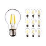 Multipack 10x Noxion Lucent LED E27 Peer Filament Helder 7W 806lm - 822-827 Dim To Warm | Dimbaar - Vervangt 60W