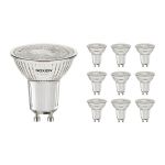 Multipack 10x Noxion PerfectColor LED Spot GU10 PAR16 4W 345lm 36D - 940 Koel Wit | Beste Kleurweergave - Dimbaar - Vervangt 50W