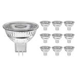 Multipack 10x Noxion LED Spot GU5.3 MR16 4.4W 345lm 60D - 827 Zeer Warm Wit | Dimbaar - Vervangt 35W