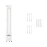 Multipack 10x Ledvance Dulux-L LED 8W - 830 Warm Wit | 4-Pin - Vervangt 18W