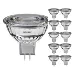 Multipack 10x Noxion LED Spot GU5.3 MR16 7.5W 621lm 36D - 827 Zeer Warm Wit | Dimbaar - Vervangt 50W