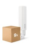 Multipack 9x Philips CorePro PL-C LED 6.9W 700lm - 830 Warm Wit | 2-Pin - Vervangt 18W