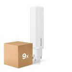 Multipack 9x Philips CorePro PL-C LED 6.9W 770lm - 840 Koel Wit | 2-Pin - Vervangt 18W