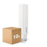 Multipack 10x Philips CorePro PL-C LED 6.5W 700lm - 830 Warm Wit | 4-Pin - Vervangt 18W