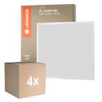 Multipack 4x Ledvance LED Paneel Compact Aluminium Wit 33W 3630lm - 840 Koel Wit | 60x60cm - UGR < 19
