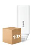 Multipack 10x Philips CorePro PL-T LED Lamp HF 9W - 830 Warm Wit | 4-Pin - Vervangt 26W