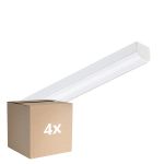 Multipack 4x Philips LED Montagebalk CoreLine Wit 10.8W/17W 1500lm/2400lm - 830-840 CCT | 60cm - Vervangt 2x18W