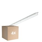 Multipack 4x Philips LED Waterdichte Montagebalk CoreLine WT120C Gen2 57W 8000lm - 840 Koel Wit | 150cm