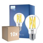 Multipack 10x Philips Master LED E27 Peer Filament Helder 10.5W 1521lm - 922-927 Dim To Warm | Beste Kleurweergave - Dimbaar - Vervangt 100W