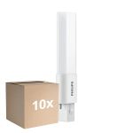 Multipack 10x Philips CorePro PL-S LED 3.5W - 830 Warm Wit | 2-Pin - Vervangt 7W