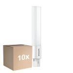 Multipack 10x Philips CorePro PL-S LED 5W - 840 Koel Wit | 2-Pin - Vervangt 11W