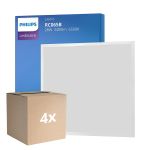 Multipack 4x Philips LED Paneel Ledinaire RC065B 28W 3400lm - 865 Daglicht | 60x60cm - UGR <19