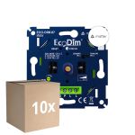 Multipack 10x EcoDim.07 LED Dimmer Matter Druk/Draai 0-250W (RLC)