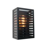 Eglo Wandlamp Alamonte 3 Buitenverlichting Staal Zwart | Geschikt voor E27