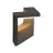 Ansell LED Wandlamp Arco Grafiet 11W 468lm - 830 Warm Wit | IP54