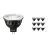 Multipack 10x Philips Master LED Spot GU5.3 MR16 6.7W 420lm 36D - 927 Zeer Warm Wit | Beste Kleurweergave - Dimbaar - Vervangt 35W