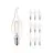Multipack 10x Philips Corepro LED Kaars E14 gebogen punt Filament Helder 2W 250lm - 827 Zeer Warm Wit | Vervangt 25W