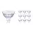 Multipack 10x Philips Master LED Spot GU5.3 MR16 5.8W 345lm 36D - 922-927 Dim To Warm | Beste Kleurweergave - Dimbaar - Vervangt 35W