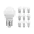 Multipack 10x Noxion Lucent Lustre LED E27 Kogel Mat 2.5W 250lm - 827 Zeer Warm Wit | Vervangt 25W