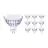 Multipack 10x Philips Master Value LED Spot GU5.3 MR16 5.8W 450lm 36D - 927 Zeer Warm Wit | Beste Kleurweergave - Dimbaar - Vervangt 35W
